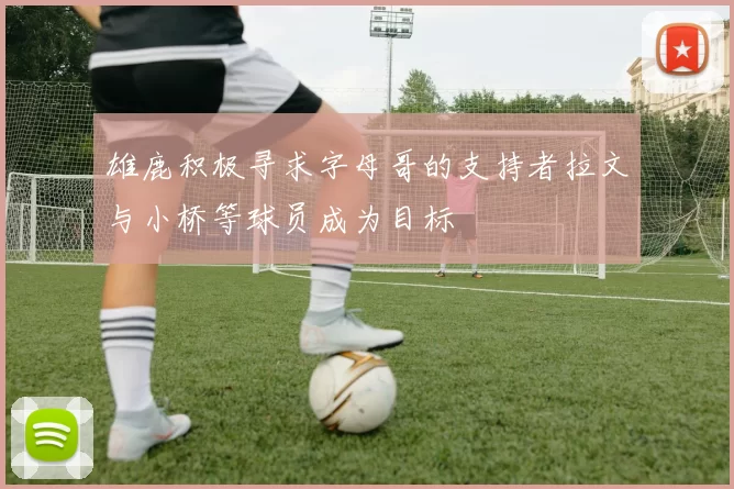 雄鹿积极寻求字母哥的支持者拉文与小桥等球员成为目标